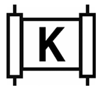 Kashruth (scroll K) symbol kosher certification symbol